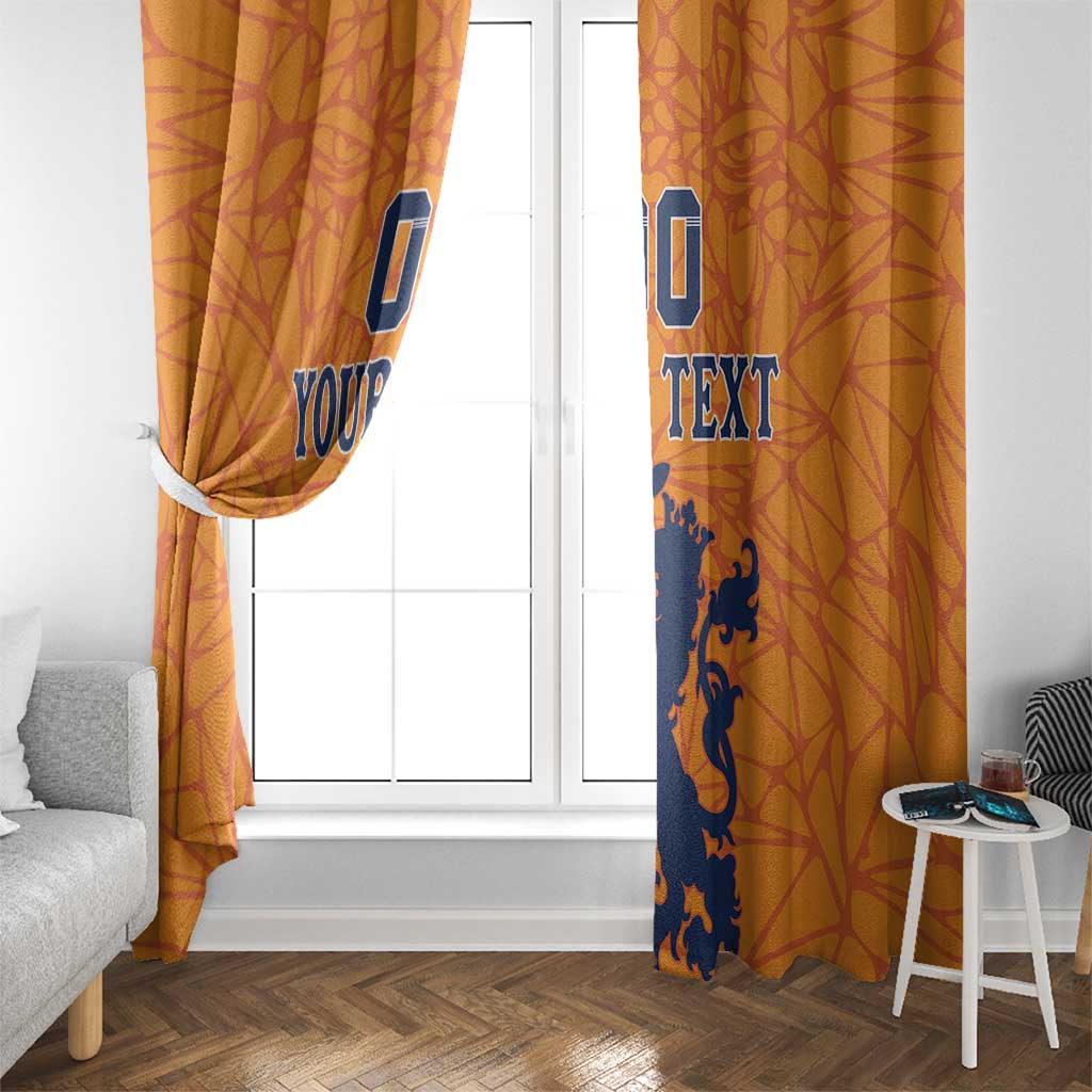 Custom Netherlands Football Window Curtain Holland Lion