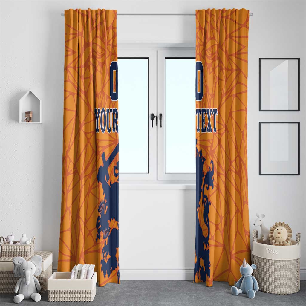 Custom Netherlands Football Window Curtain Holland Lion