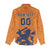 Custom Netherlands Football Women Casual Shirt Holland Lion