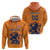 Custom Netherlands Football Zip Hoodie Holland Lion