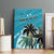 Personalized Saint Kitts and Nevis Coconut Palm Tree Canvas Wall Art - Wonder Print Shop