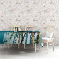 Personalized Saint Kitts and Nevis Coconut Palm Tree Tablecloth - Wonder Print Shop