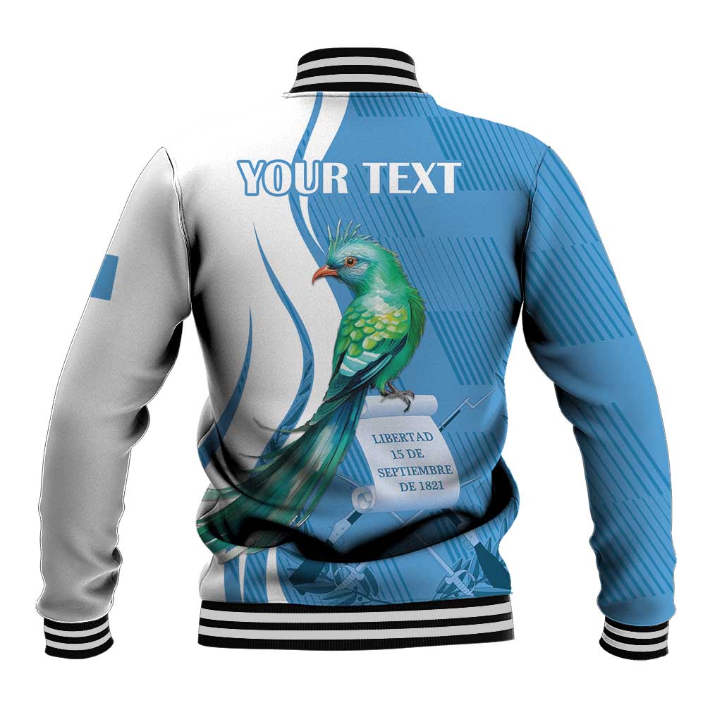 Personalized Guatemala Independence Day Baseball Jacket Since 1821 With Quetzal Bird - Wonder Print Shop