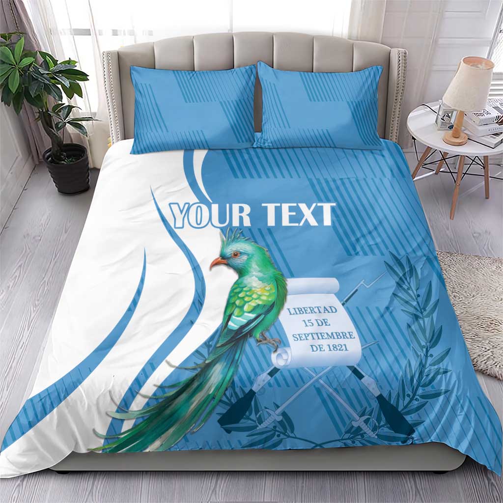 Personalized Guatemala Independence Day Bedding Set Since 1821 With Quetzal Bird - Wonder Print Shop