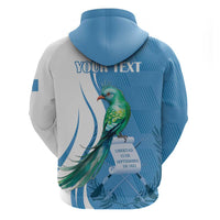 Personalized Guatemala Independence Day Hoodie Since 1821 With Quetzal Bird - Wonder Print Shop