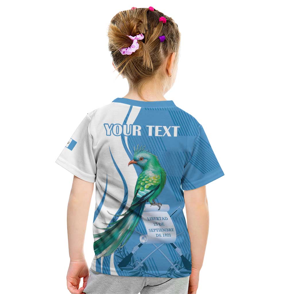 Personalized Guatemala Independence Day Kid T Shirt Since 1821 With Quetzal Bird - Wonder Print Shop