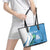 Personalized Guatemala Independence Day Leather Tote Bag Since 1821 With Quetzal Bird - Wonder Print Shop