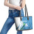 Personalized Guatemala Independence Day Leather Tote Bag Since 1821 With Quetzal Bird - Wonder Print Shop