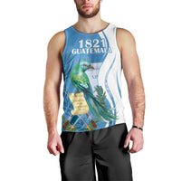 Personalized Guatemala Independence Day Men Tank Top Since 1821 With Quetzal Bird - Wonder Print Shop