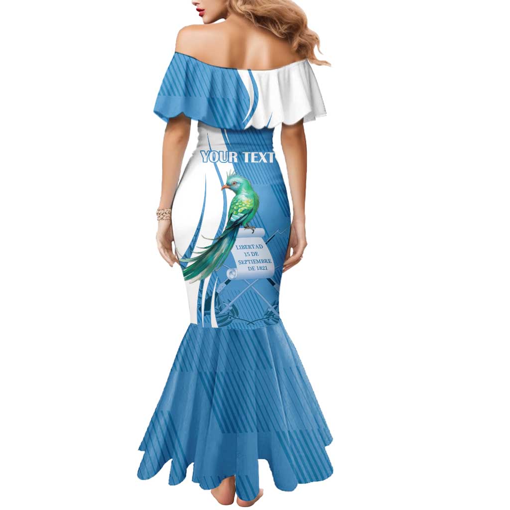 Personalized Guatemala Independence Day Mermaid Dress Since 1821 With Quetzal Bird - Wonder Print Shop