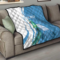 Personalized Guatemala Independence Day Quilt Since 1821 With Quetzal Bird - Wonder Print Shop