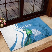 Personalized Guatemala Independence Day Rubber Doormat Since 1821 With Quetzal Bird - Wonder Print Shop