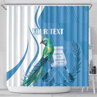Personalized Guatemala Independence Day Shower Curtain Since 1821 With Quetzal Bird
