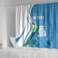 Personalized Guatemala Independence Day Shower Curtain Since 1821 With Quetzal Bird