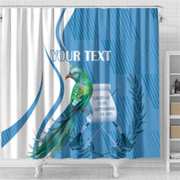 Personalized Guatemala Independence Day Shower Curtain Since 1821 With Quetzal Bird