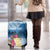 Personalized Guatemala Independence Day Luggage Cover With Tropical Flower - Wonder Print Shop