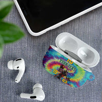 Custom Lithuania Basketball Skeleton 1992 AirPods Case Tie Dye Pattern - Wonder Print Shop