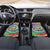 Custom Lithuania Basketball Skeleton 1992 Car Mats Tie Dye Pattern - Wonder Print Shop