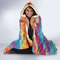 Custom Lithuania Basketball Skeleton 1992 Hooded Blanket Tie Dye Pattern - Wonder Print Shop