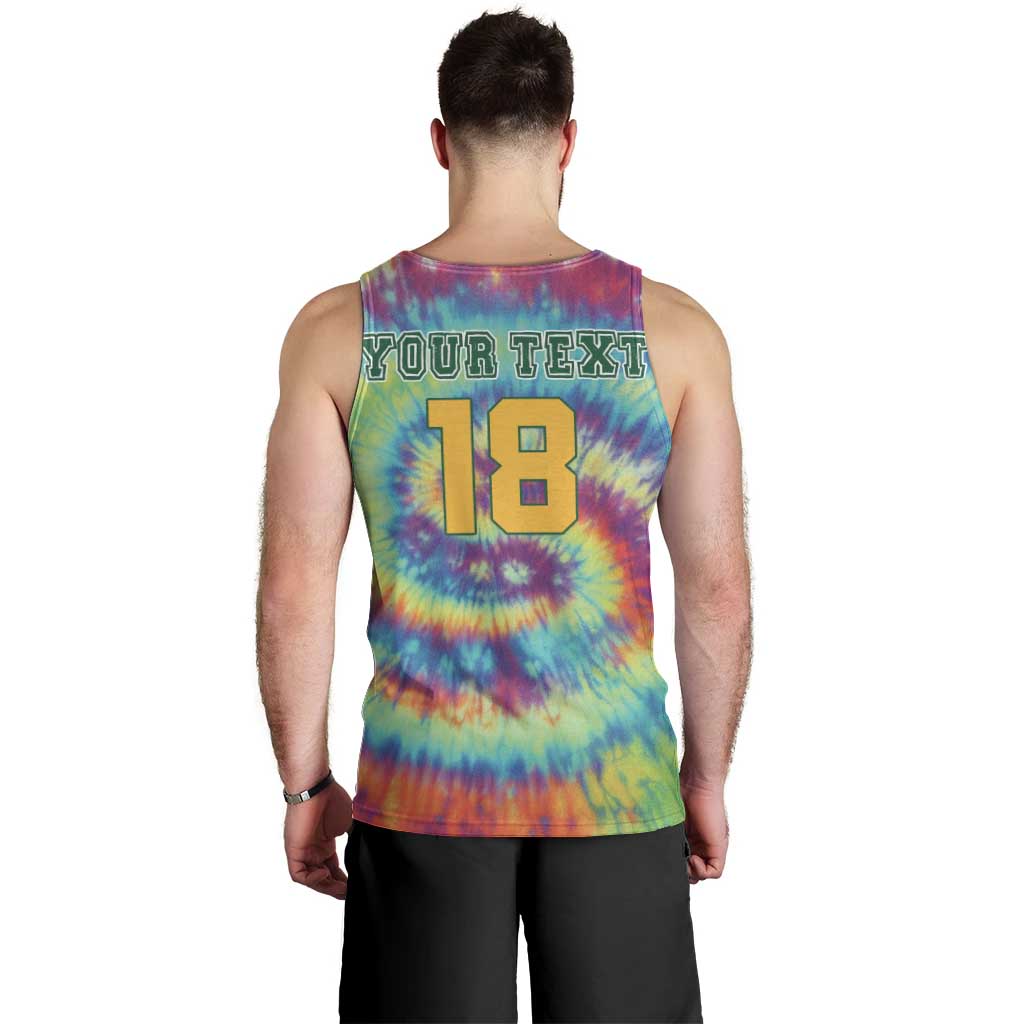 Custom Lithuania Basketball Skeleton 1992 Men Tank Top Tie Dye Pattern - Wonder Print Shop