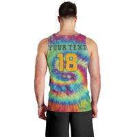 Custom Lithuania Basketball Skeleton 1992 Men Tank Top Tie Dye Pattern - Wonder Print Shop