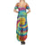 Custom Lithuania Basketball Skeleton 1992 Summer Maxi Dress Tie Dye Pattern - Wonder Print Shop