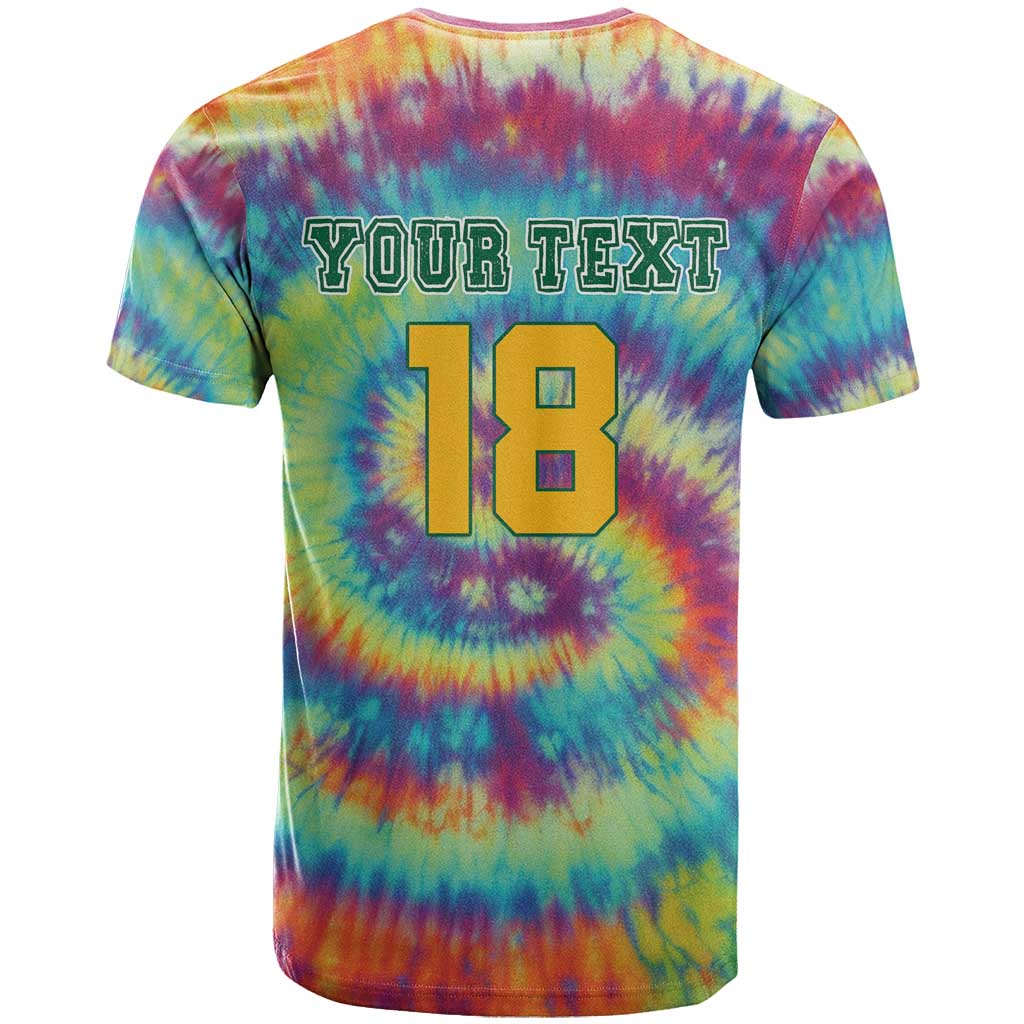 Custom Lithuania Basketball Skeleton 1992 T Shirt Tie Dye Pattern - Wonder Print Shop