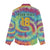 Custom Lithuania Basketball Skeleton 1992 Women Casual Shirt Tie Dye Pattern - Wonder Print Shop