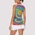 Custom Lithuania Basketball Skeleton 1992 Women Sleeveless Polo Shirt Tie Dye Pattern - Wonder Print Shop