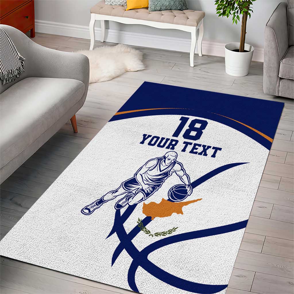 Cyprus Basketball Custom Area Rug Go Champion - Wonder Print Shop
