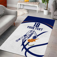 Cyprus Basketball Custom Area Rug Go Champion - Wonder Print Shop