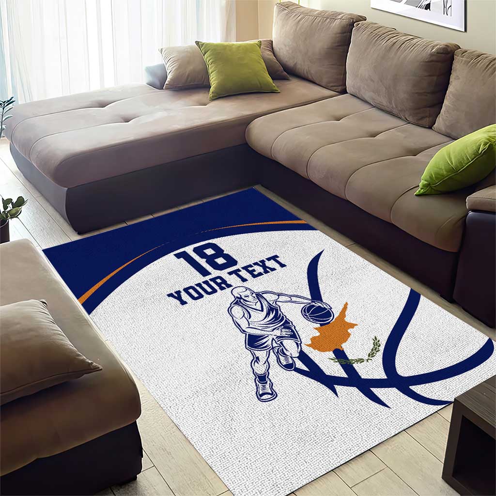 Cyprus Basketball Custom Area Rug Go Champion - Wonder Print Shop