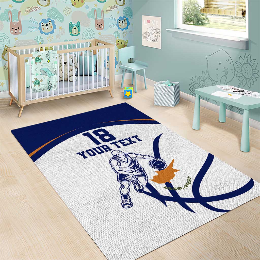Cyprus Basketball Custom Area Rug Go Champion - Wonder Print Shop