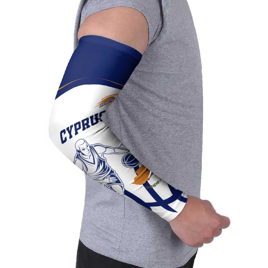 Cyprus Basketball Custom Arm Sleeves Go Champion - Wonder Print Shop
