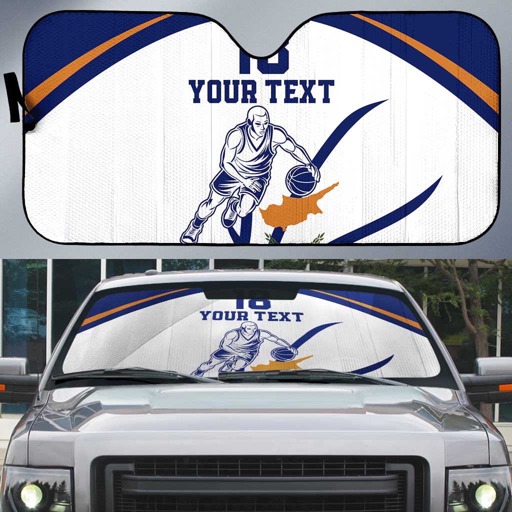 Cyprus Basketball Custom Auto Sun Shade Go Champion - Wonder Print Shop