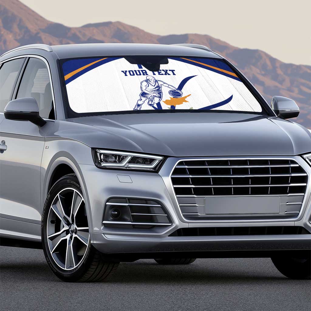 Cyprus Basketball Custom Auto Sun Shade Go Champion - Wonder Print Shop