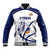 Cyprus Basketball Custom Baseball Jacket Go Champion - Wonder Print Shop