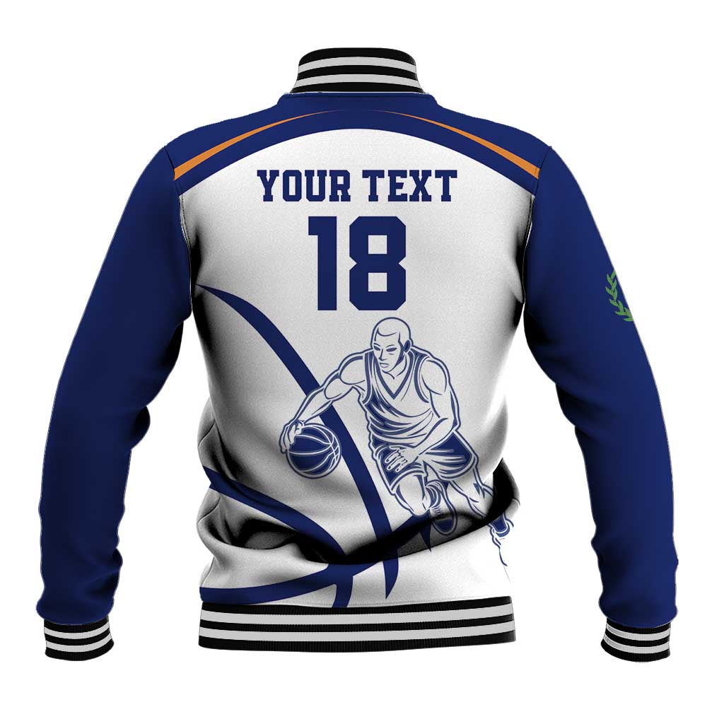 Cyprus Basketball Custom Baseball Jacket Go Champion - Wonder Print Shop
