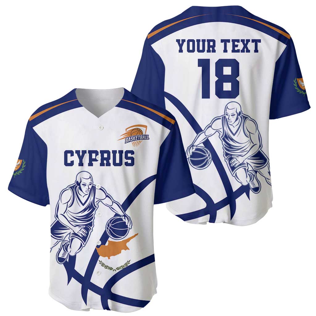 Cyprus Basketball Custom Baseball Jersey Go Champion - Wonder Print Shop