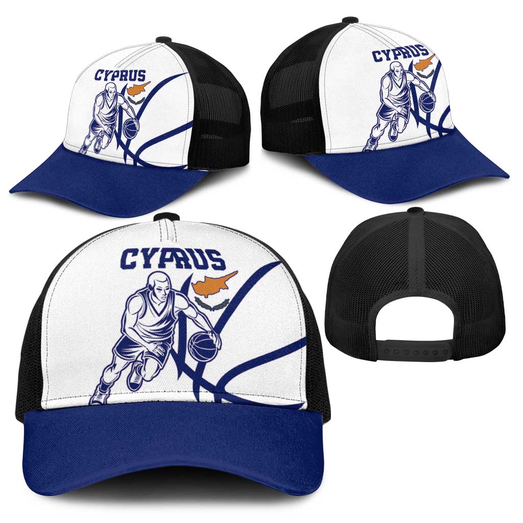 Cyprus Basketball Baseball Net Cap Go Champion - Wonder Print Shop