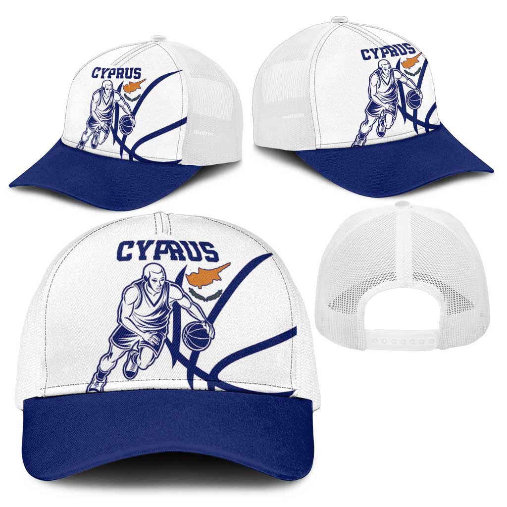 Cyprus Basketball Baseball Net Cap Go Champion - Wonder Print Shop