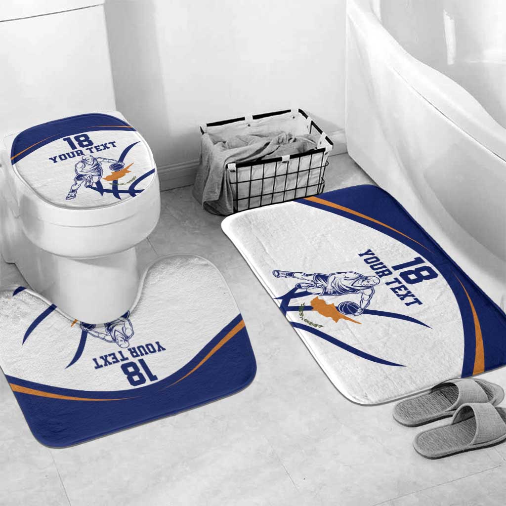 Cyprus Basketball Custom Bathroom Set Go Champion - Wonder Print Shop