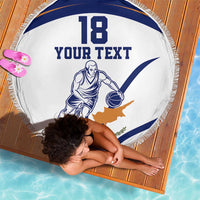 Cyprus Basketball Custom Beach Blanket Go Champion - Wonder Print Shop