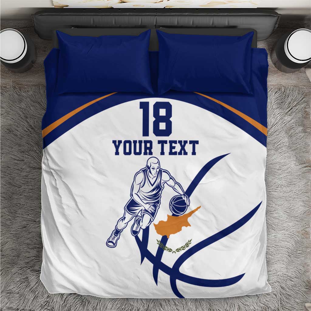 Cyprus Basketball Custom Bedding Set Go Champion - Wonder Print Shop