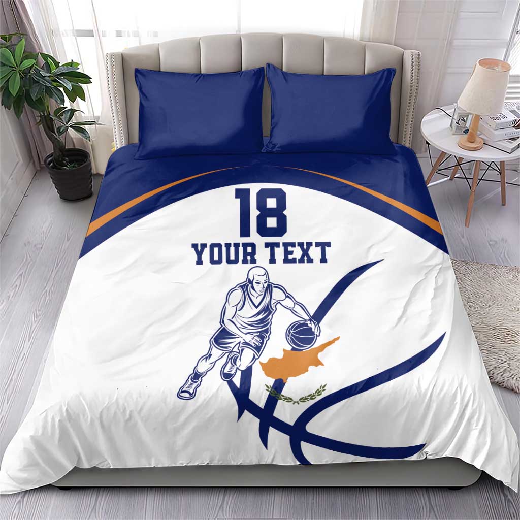 Cyprus Basketball Custom Bedding Set Go Champion - Wonder Print Shop
