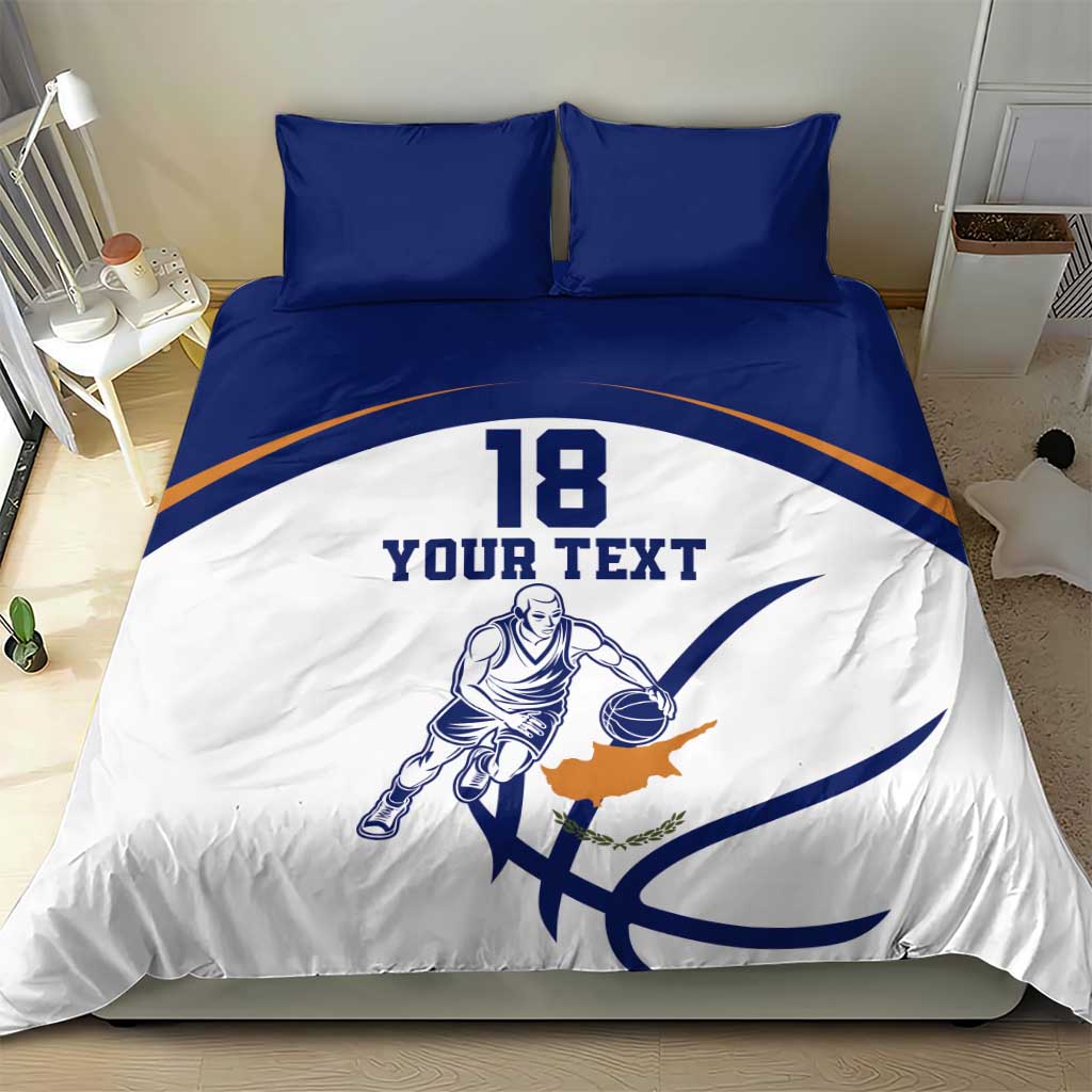 Cyprus Basketball Custom Bedding Set Go Champion - Wonder Print Shop