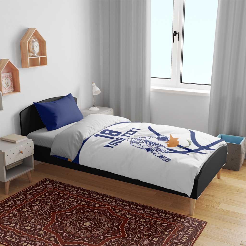 Cyprus Basketball Custom Bedding Set Go Champion - Wonder Print Shop