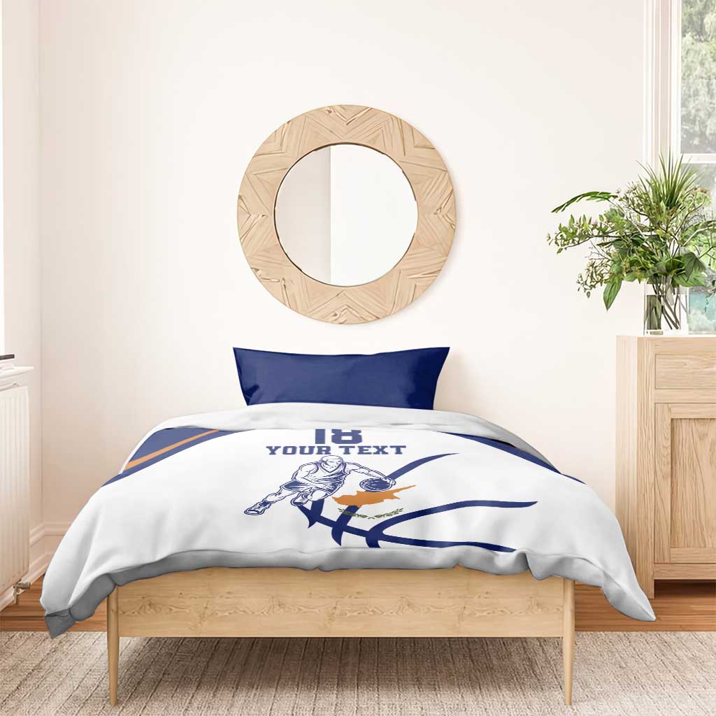 Cyprus Basketball Custom Bedding Set Go Champion - Wonder Print Shop