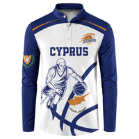 Cyprus Basketball Custom Button Sweatshirt Go Champion - Wonder Print Shop