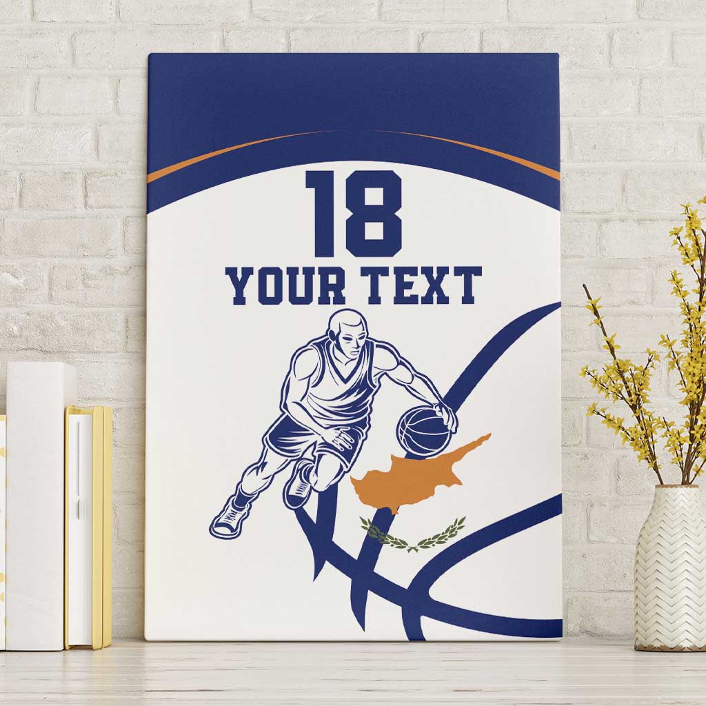 Cyprus Basketball Custom Canvas Wall Art Go Champion - Wonder Print Shop
